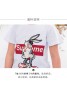 シュプリーム 親子Tシャツ半袖 ファッション潮流 カジュアルsupremeティシャツ