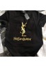 YSL イブサンローラン Ｔシャツ半袖 コットン製 丸首ソフト キラキラゴールデンlogo付き カジュアル ファッションお洒落 カップル向け 男女兼用