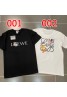 ロエベ Tシャツ プリント レディース 半袖ブランド 綿 ファッション トップス オシャレ 若者愛用 メンズ シンプル