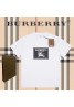 バーバリー Burberry ブランド tシャツ 黒白 男女兼用 M - 3xl