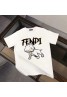 フェンディ FENDI ブランド 半袖ｔシャツ 丸首 トップス 上着 黒白色 S - 5XL