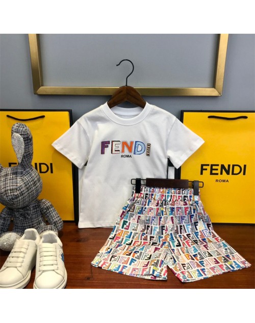 フェンディ子供セット服 tシャツ 半パンツ品番：X-LI-FEN-56659ラインでご注文の際、品番を教えてください