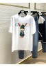 グッチ Ｔシャツ 黒白 丸首 カジュアル お洒落 人気