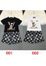 ルイヴィトン ディズニー 子供服 tシャツ 半パンツ セット服 90 - 160cm