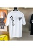 プラダ ｔシャツ 人気 短袖 黒白 2023新品 男女兼用