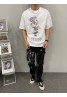 ヴェルサーチ ｔシャツ モノグラム 短袖 カジュアル 人気 男女兼用